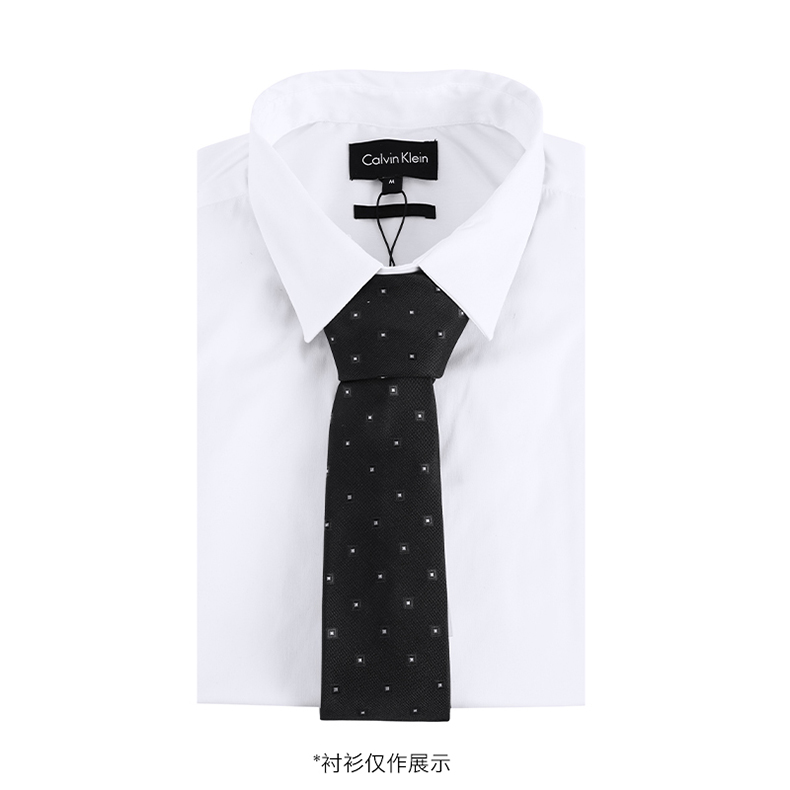 【国内现货】Calvin Klein/凯文克莱 男士领带商务休闲花纹手打领带