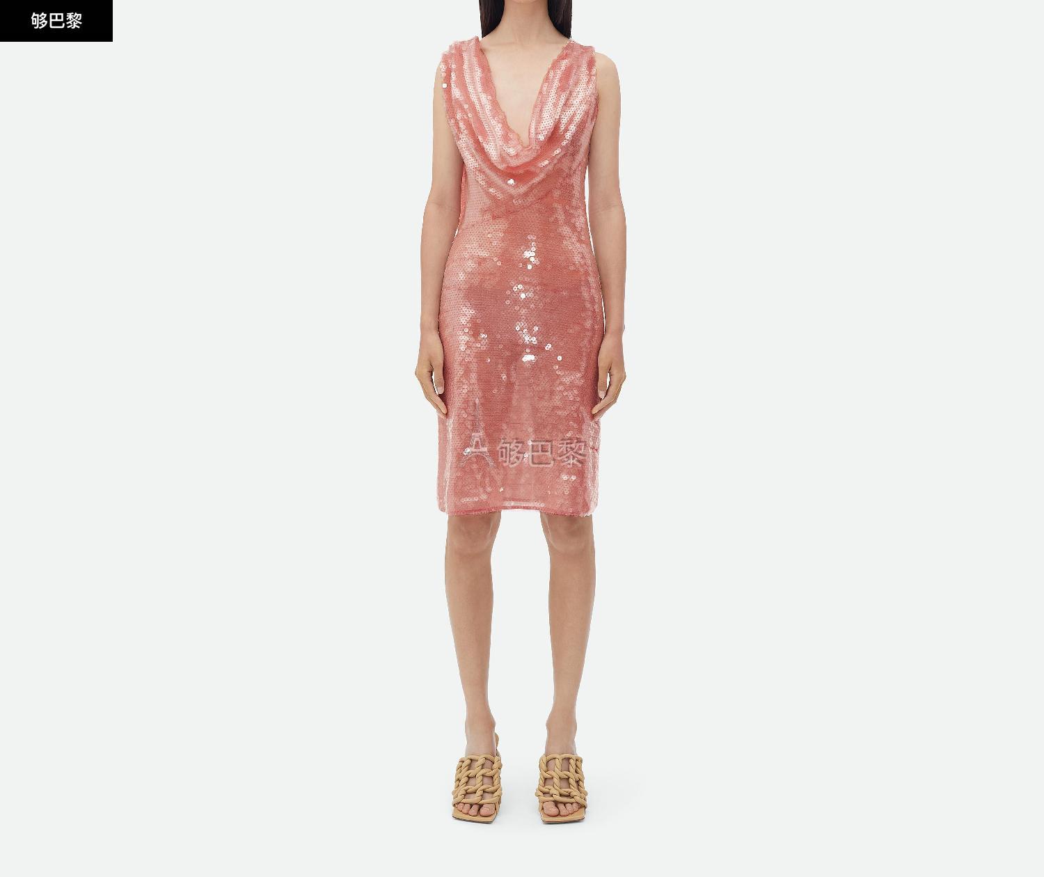 【Bottega Veneta葆蝶家 女士连衣裙】【包邮包税】 BV葆蝶家 23年春夏 女士 连衣裙 robe en nylon a ...