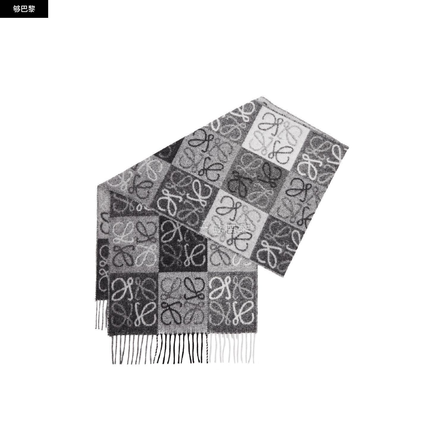 【LOEWE罗意威 围巾】【包邮包税】 LOEWE罗意威 23春夏 男士 围巾 Anagram scarf in wool and ...