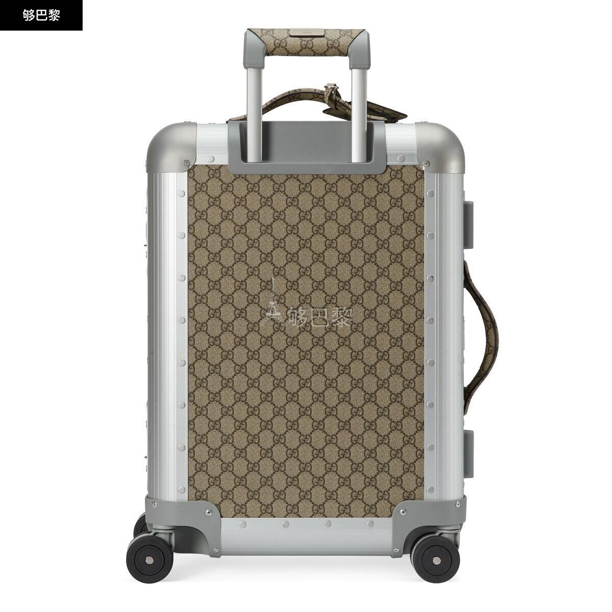 【包邮包税】 gucci古驰 23年春夏 男士 铝制gg登机行李箱 740391 9aa
