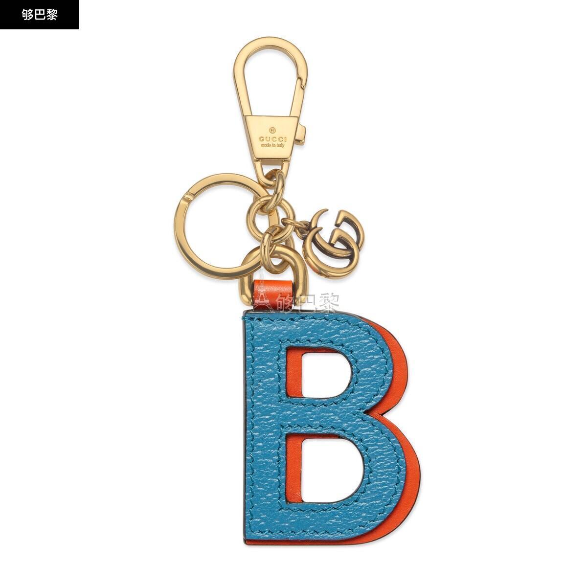 【包邮包税】 gucci古驰 23春夏 女士 字母"b"钥匙扣 727627 aabik