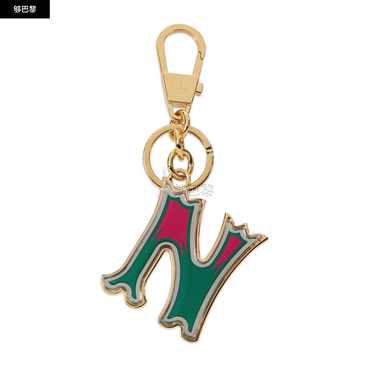 【gucci古驰 钥匙扣】【包邮包税】 gucci古驰 23春夏 女士 字母n造型