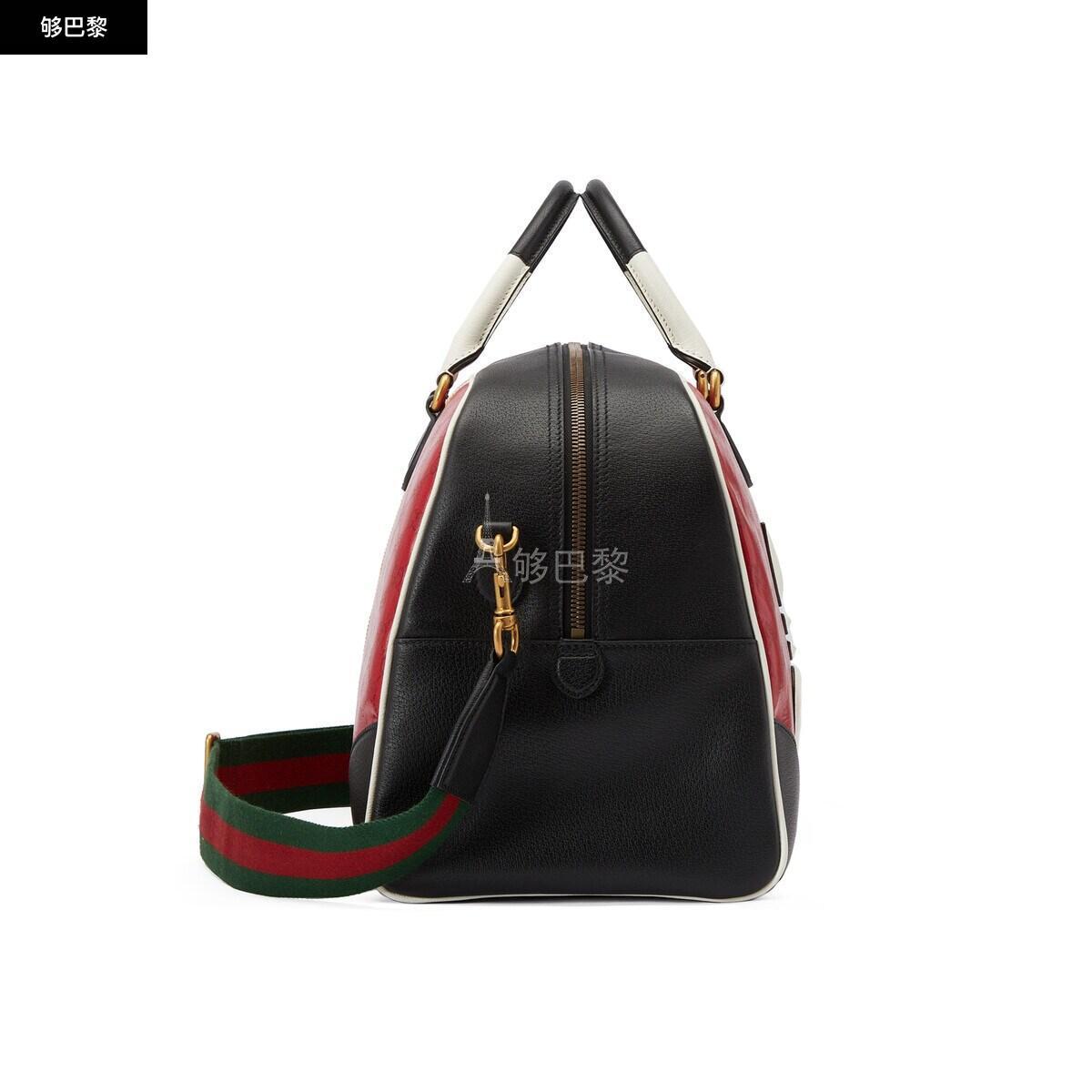 gucci古驰 23春夏 男士 adidas x gucci联名系列大号旅行包 702422
