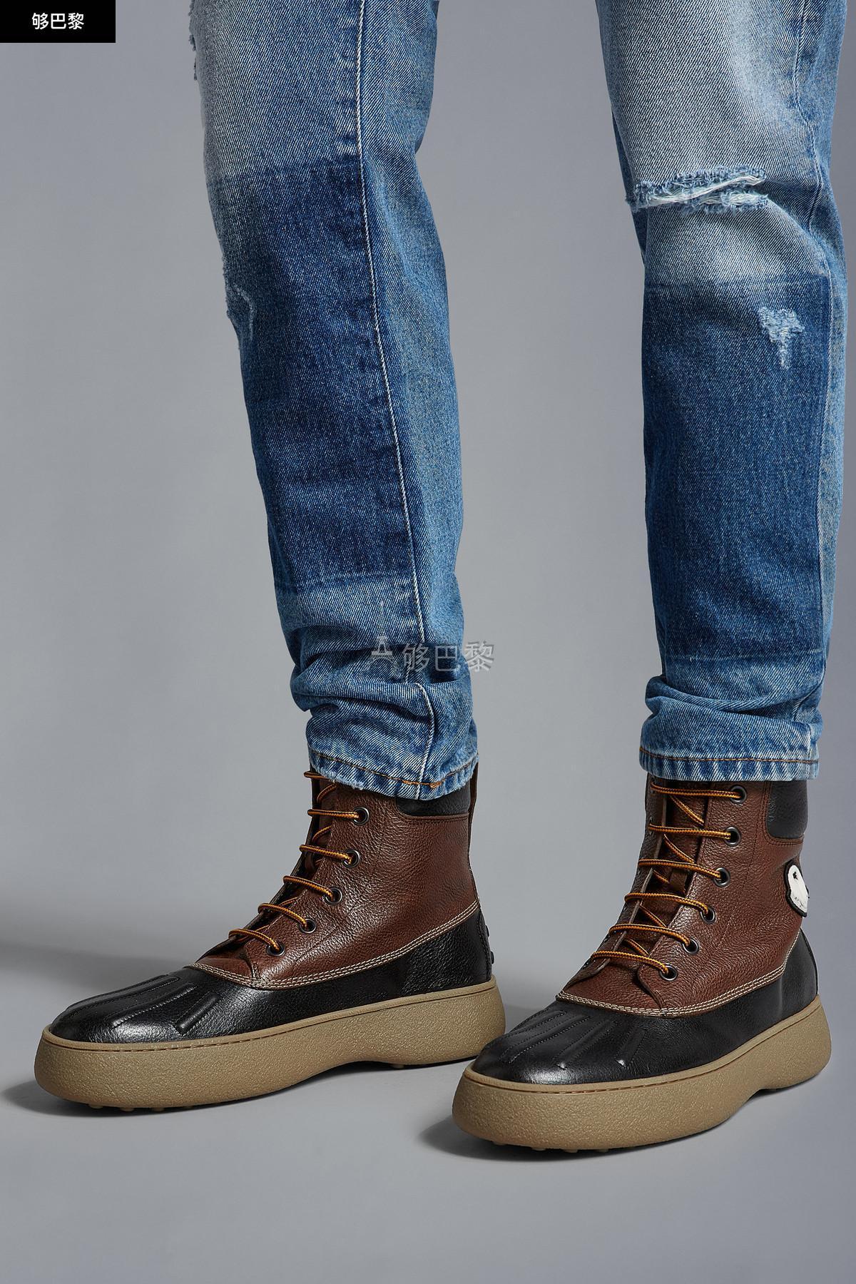 【包邮包税】 moncler蒙可蒙克莱 23春夏 男士 短靴 winter gommino