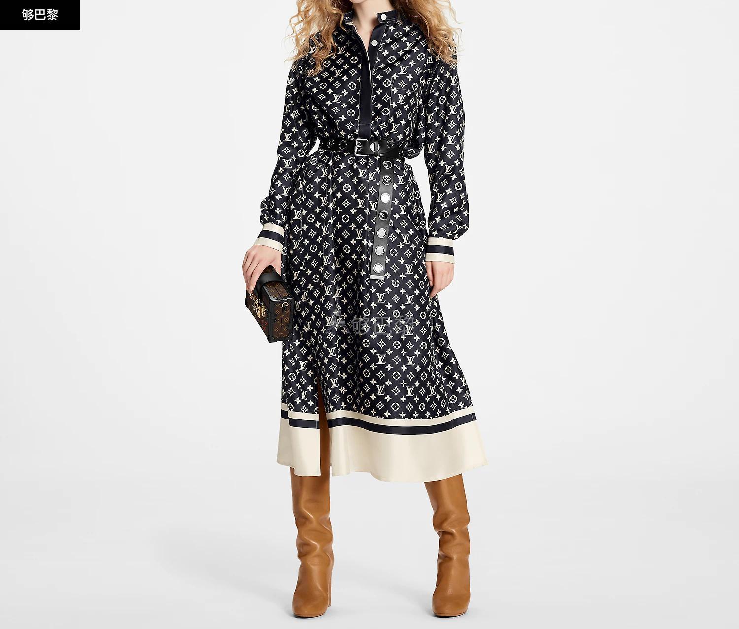 【包邮包税】 lv路易威登 23春夏 女士 连衣裙 衬衫连衣裙 1ab9af 1ab