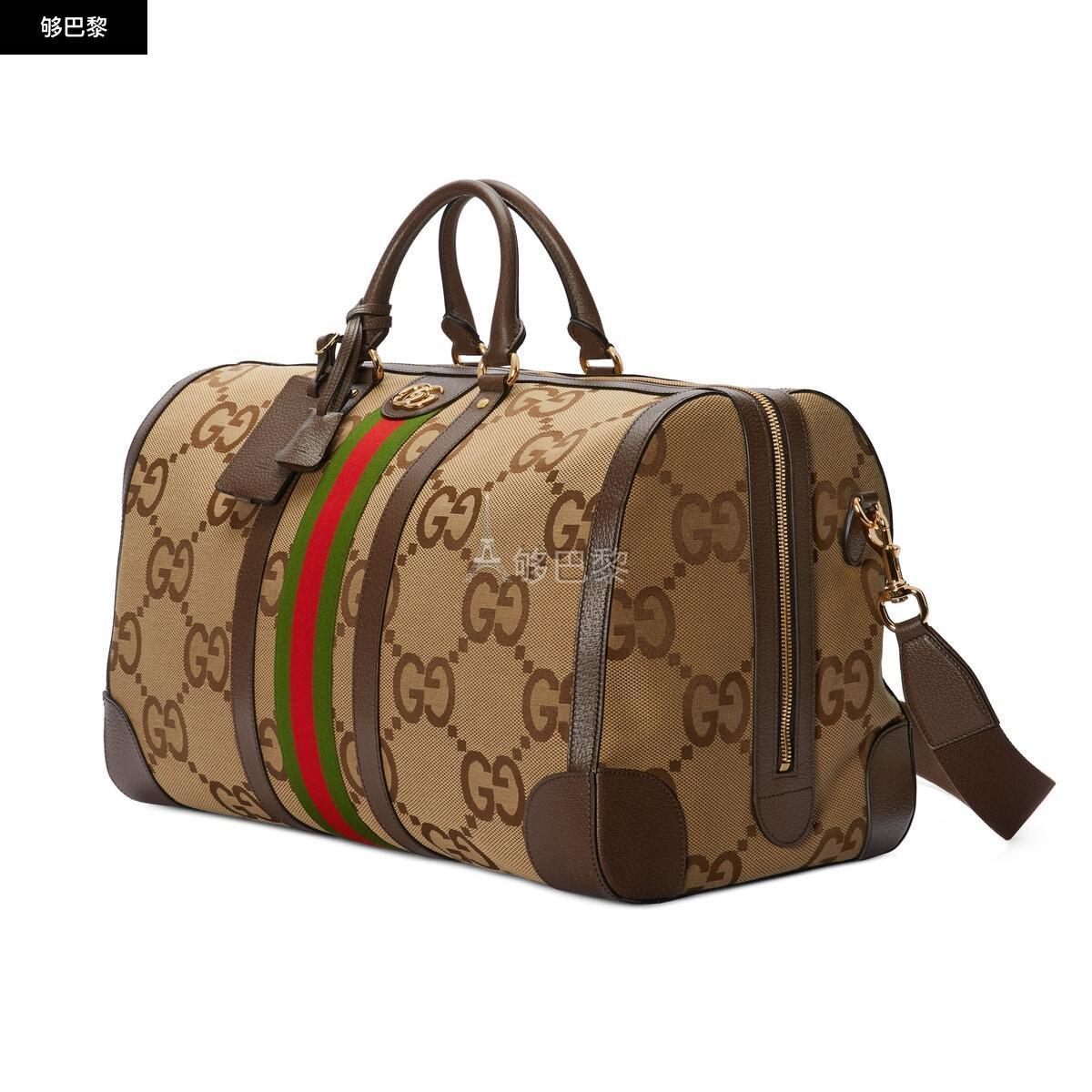 【包邮包税】 gucci古驰 23春夏 男士 饰超级双g图案大号旅行包