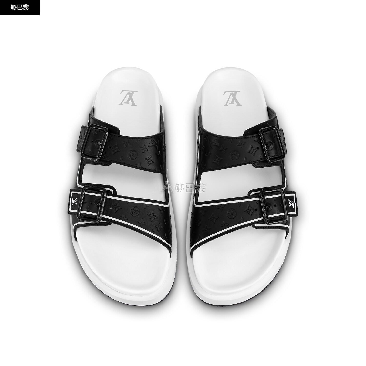 【包邮包税】 lv路易威登 23春夏 男士 平底凉鞋 mule lv trainer 1a