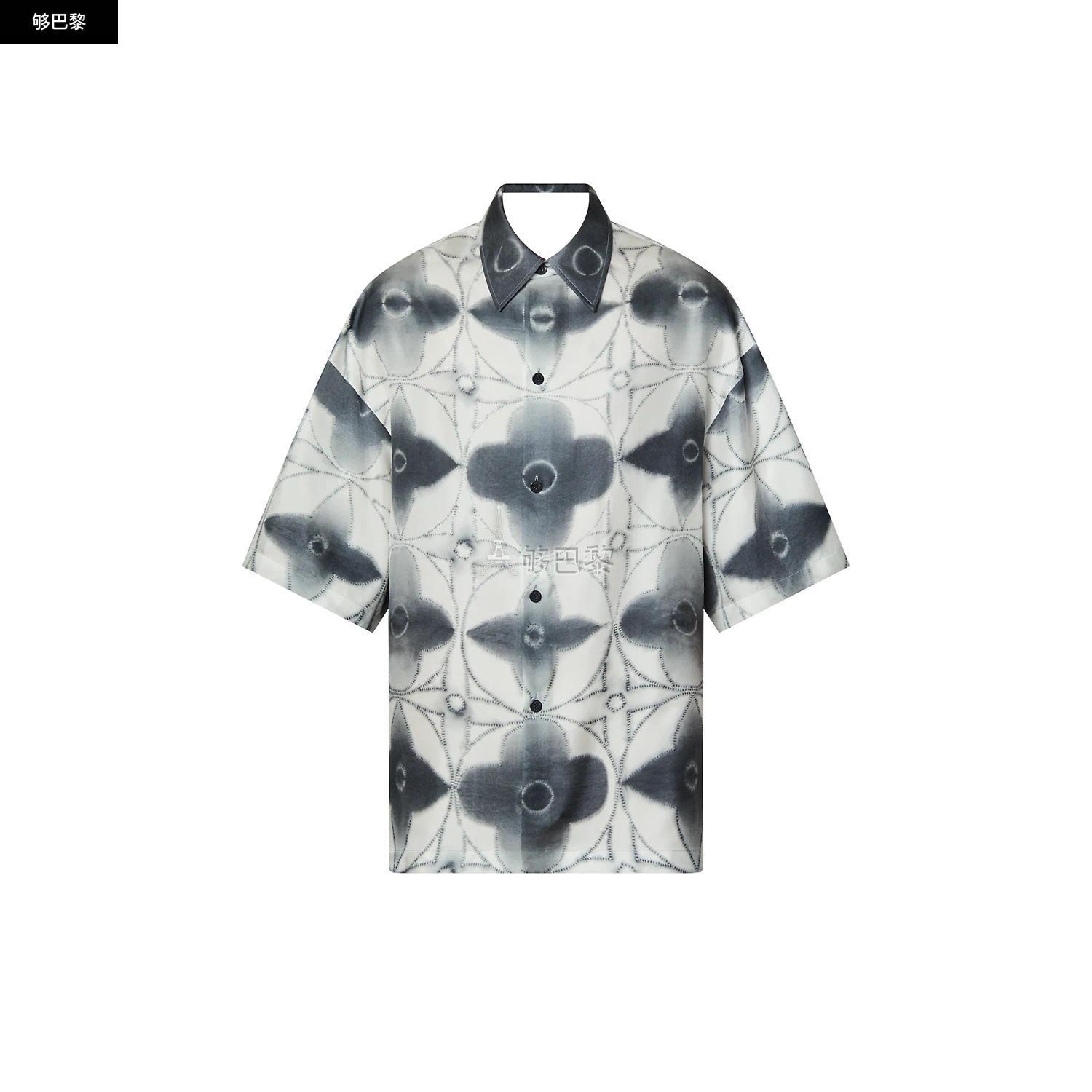 【包邮包税】 lv路易威登 23春夏 男士 短袖衬衫 短袖睡衣式衬衫 1ab6