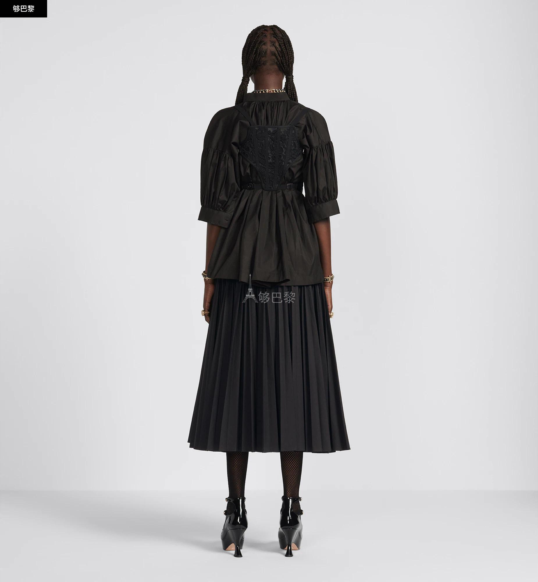 【包邮包税】 dior迪奥 23春夏 女士 半身裙 中长百褶裙 321j01a3332