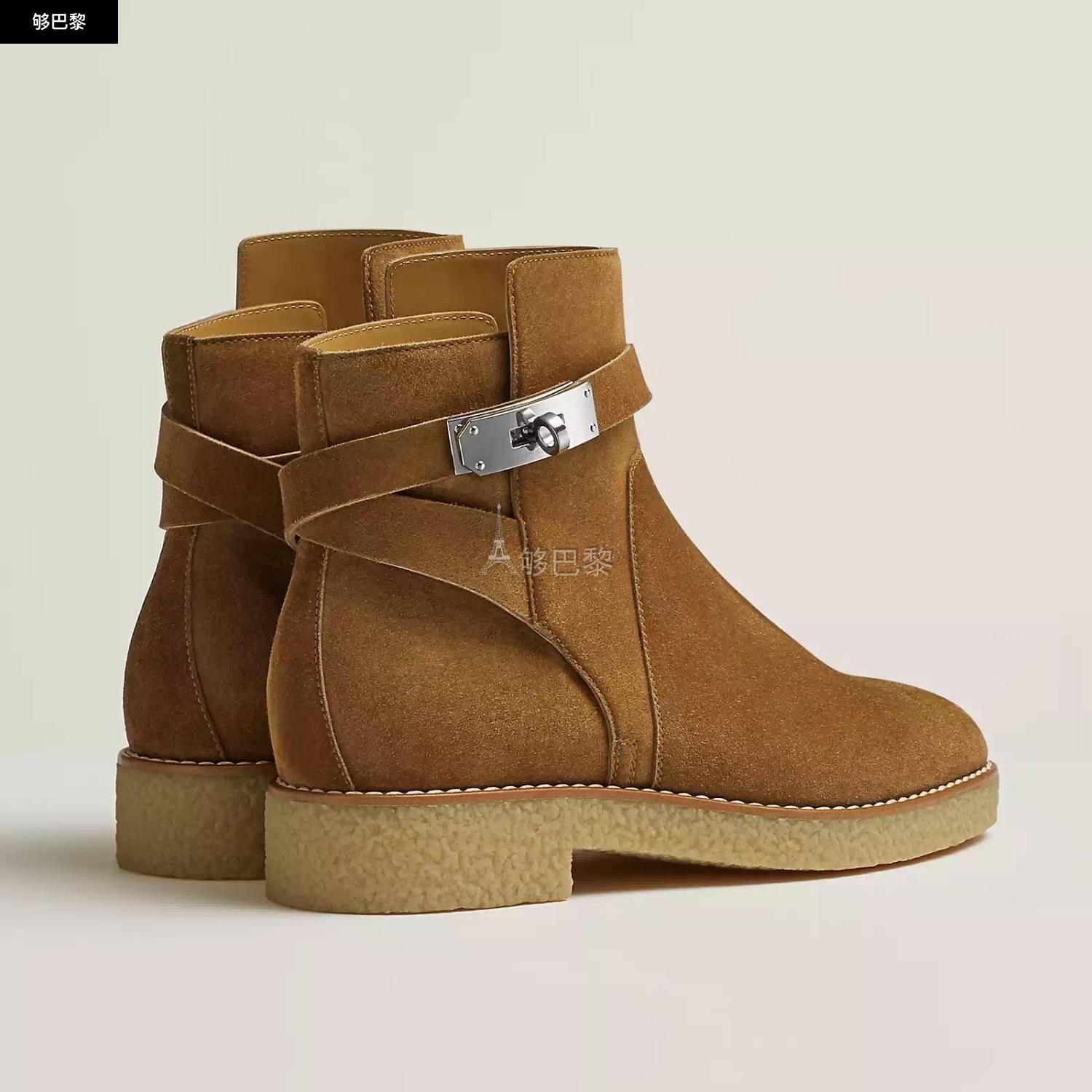 【包邮包税】 hermes爱马仕 23春夏 女士 短靴 bottines follow h22