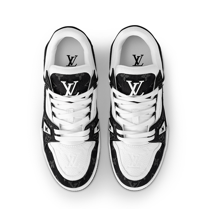 【Louis Vuitton路易威登 女士休闲运动鞋】【包税】预售2-3周 Louis Vuitton/路易威登 24新款 女士黑白色牛皮 ...