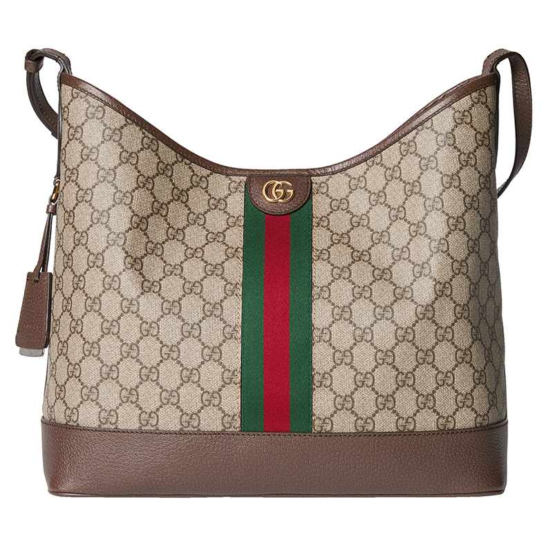 【包税】Gucci/古驰24新款 女士中号米色帆布制磁扣开合单肩包78139296IWG8745