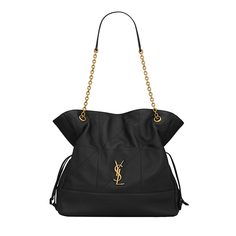 【包税】Ysl/圣罗兰 JAMIE系列女士黑色小羊皮磁力开合链条单肩包809824AAB321000