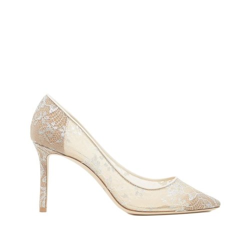 jimmy choo/周仰杰 时尚 百搭 白色 高跟鞋 julian fashion 尺寸:85mm