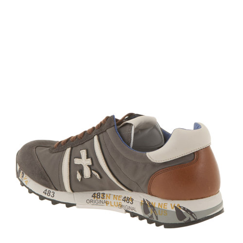 premiata/premiata 男士 织物配皮 拼接 运动鞋 zi