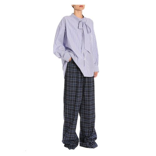 【18秋冬】 balenciaga/巴黎世家 女士休闲裤 时尚 阔腿裤 3187