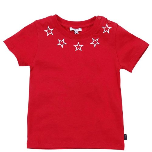 【18春夏】 givenchy/纪梵希 男童t恤 短袖 印花 红色 3187