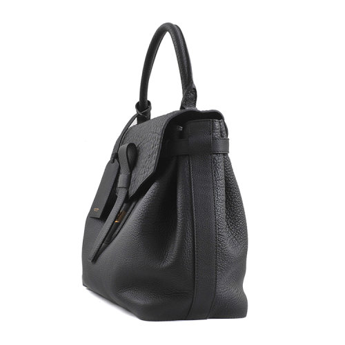 【新品】 lancel/兰姿 查理系列 女士真皮单肩包 黑色
