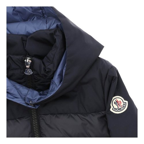 moncler kids/蒙克莱 19春夏 男童羽绒服/棉服 logo 袖标 横条 【断码