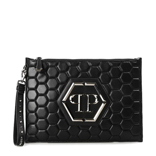 【新品】 philipp plein/菲利普·普兰 纹理 男士 手拿包 s