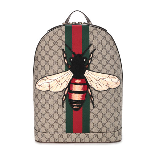 【16秋冬清仓包税】gucci/古驰 男士 蜜蜂装饰 双肩包 al