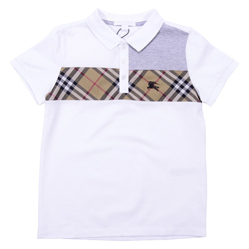 儿童polo衫】burberry kids/burberry kids 19春夏 男童t恤 短袖 polo