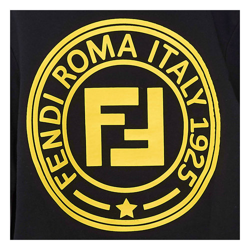 fendi/芬迪 18秋冬 男童 棉质 儿童卫衣/绒衫 logo 兜帽 3601