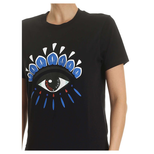 kenzo/高田贤三 19秋冬 女士短袖t恤 印花 眼睛 3268