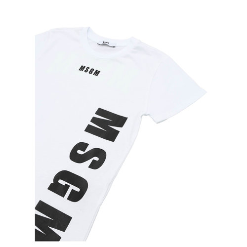 msgm/msgm 19秋冬 男童 儿童t恤 logo 短袖 棉质 3268