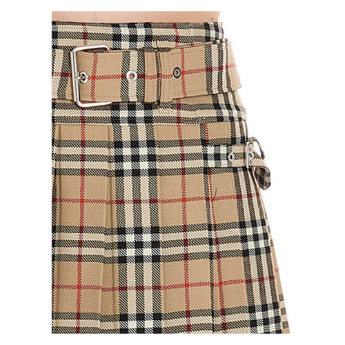 burberry/博柏利 19秋冬 女士半身裙 时尚 格纹 3601