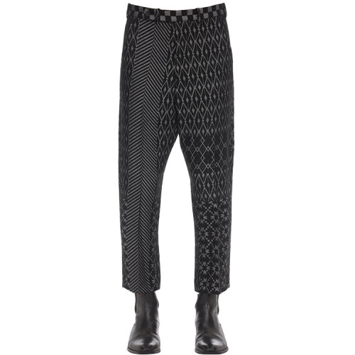 ackermann/haider ackermann 2019秋冬男士修身腈纶混纺裤子 70i-la