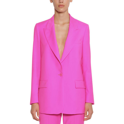 msgm(msgm) 荧光粉色女士西服外套 意码40