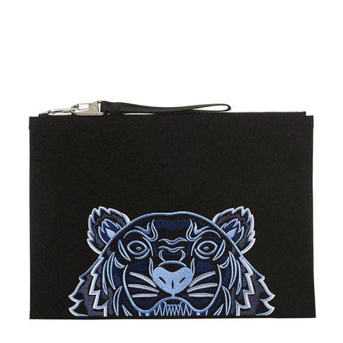 kenzo/高田贤三 21春夏 男士 手拿包 logo 虎头 10797