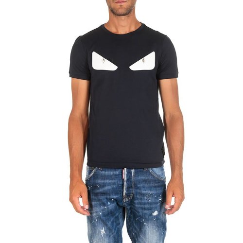 fendi/芬迪 18秋冬 男士短袖t恤 小恶魔 圆领 3268