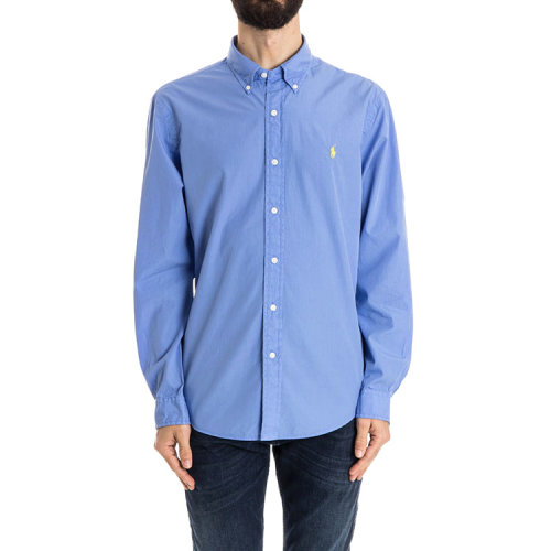 ralph lauren/拉夫劳伦 男士 logo细节 男士长袖衬衫 cl