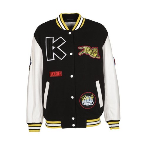 kenzo/高田贤三 18秋冬 女士夹克 棒球服 logo 虎头 4096