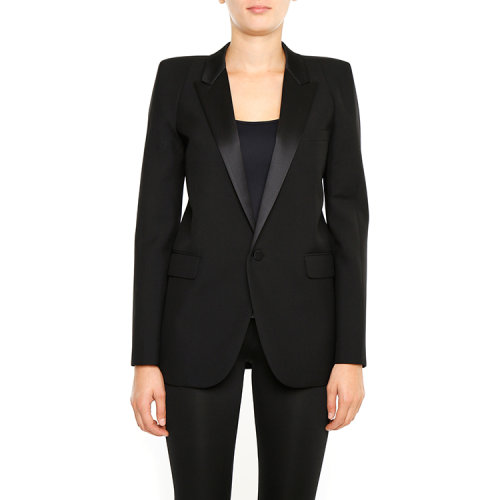 【17秋冬】 yves saint laurent/圣罗兰 女士西服 100%初剪羊毛 时尚