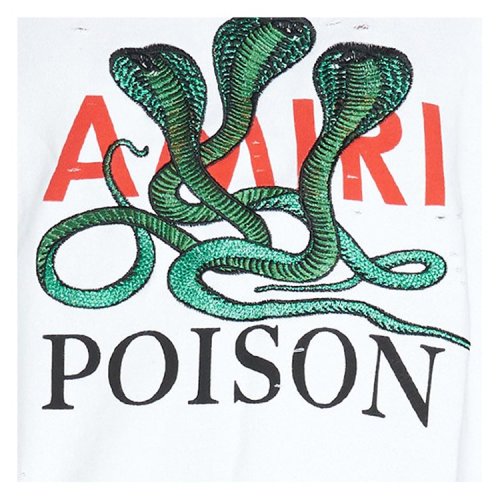 amiri/amiri 18秋冬 男卫衣 蛇 logo 3601