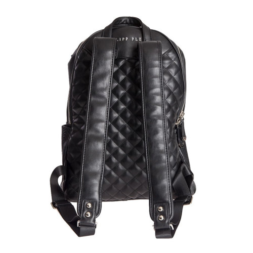【新品 philipp plein/菲利普·普兰 男士混合材质双肩包 休闲 logo