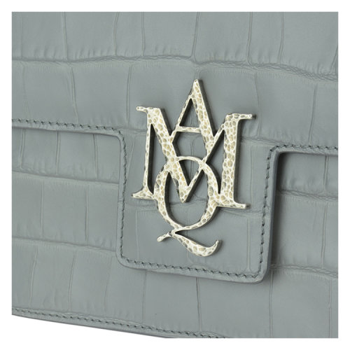 【17秋冬】alexander mcqueen/亚历山大麦昆 女士 logo装饰 单肩包 br
