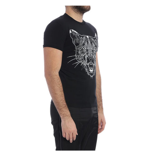 【折扣】 marcelo burlon/marcelo burlon 男士短袖t恤 棉 logo装饰