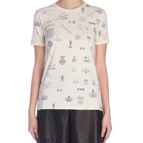 loewe(罗意威) 米色女士短袖t恤 xs