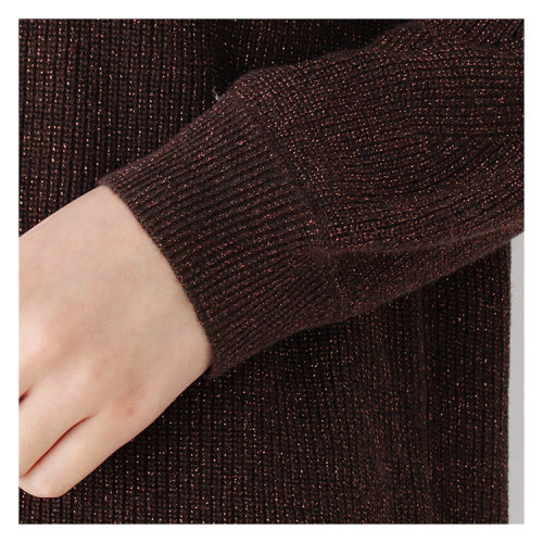 grove/grove 女士简约时尚v领袖口花纹织针织衫76813013