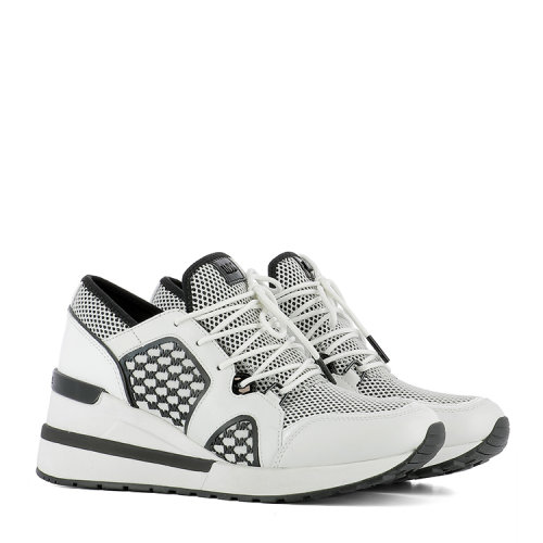 【17秋冬】 michael kors/迈克·科尔斯 真皮 白色 女士休闲运动鞋 ve