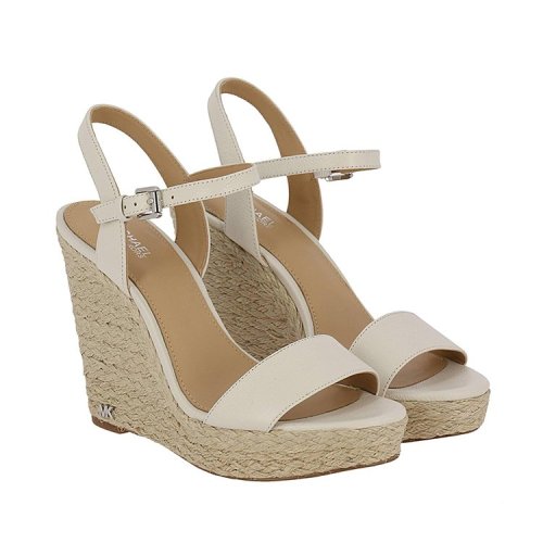 michael michael kors/michael michael kors 时尚 百搭 白色 坡跟鞋