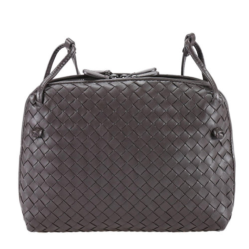 【折扣】 bottega veneta/葆蝶家 女士 真皮 单肩包 编织纹理 贝壳包