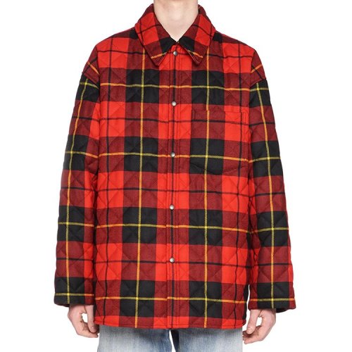 balenciaga/巴黎世家 18秋冬 男士长袖衬衫 时尚 格子 3601