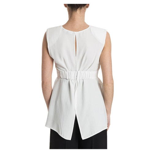 elisabetta franchi/伊丽莎白 法兰奇 女士 无袖 圆领 束腰 女士短袖