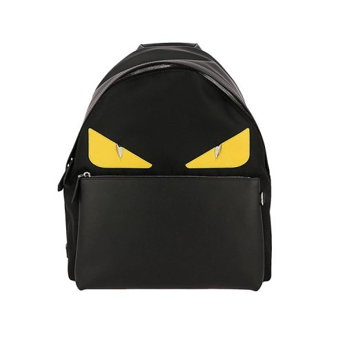 【18春夏】 fendi/芬迪 男士 双肩包 时尚 小恶魔 黑色 3187