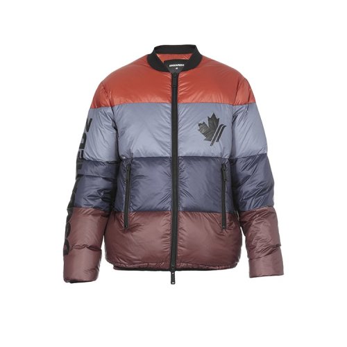 【奢品节可用券】dsquared2/d二次方 18秋冬 男士羽绒服 枫叶 撞色